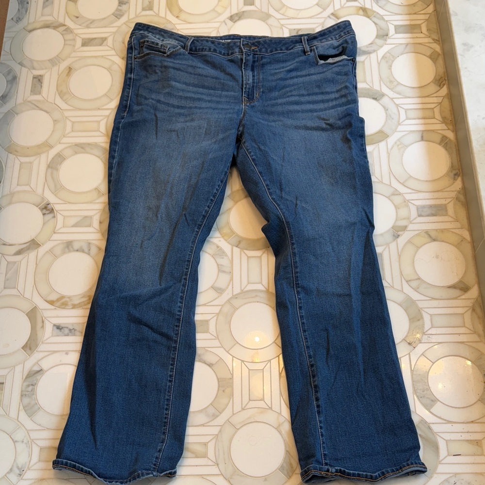 Discontinued Old Navy Women's kicked Boot Cut Jeans - Blue